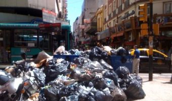 Uncleared garbage in BuenosAires, Argentina
