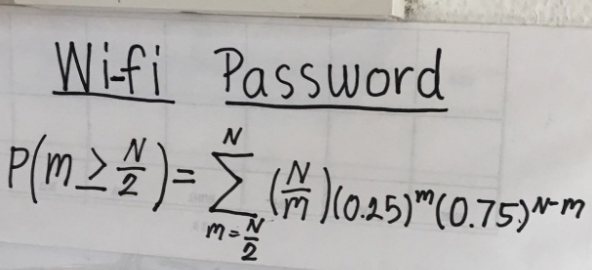 Wifi Password: Wanna Try?