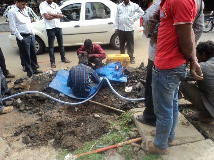 Internet cable cut in Bangalore