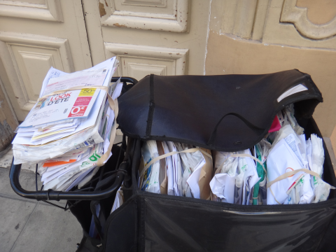 Postman Cart in Nice, France