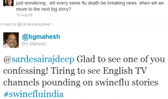 Swine Flu Tweets