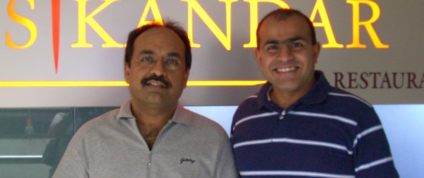 With Vikas Kamat in Bangalore on Jan 21, 2007