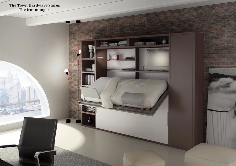 Murphy Bed, Wall Bed from http://www.theironmonger.in/