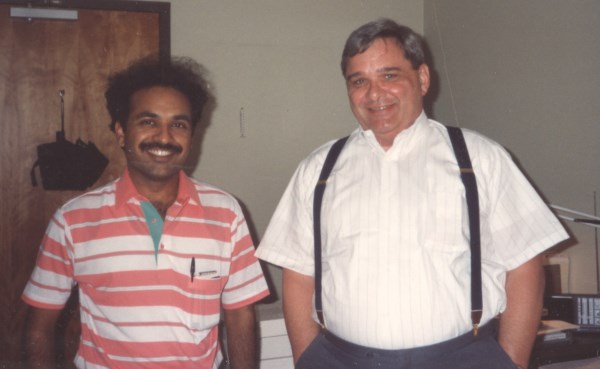 With my System Admin guru Bruce Williams in 1990